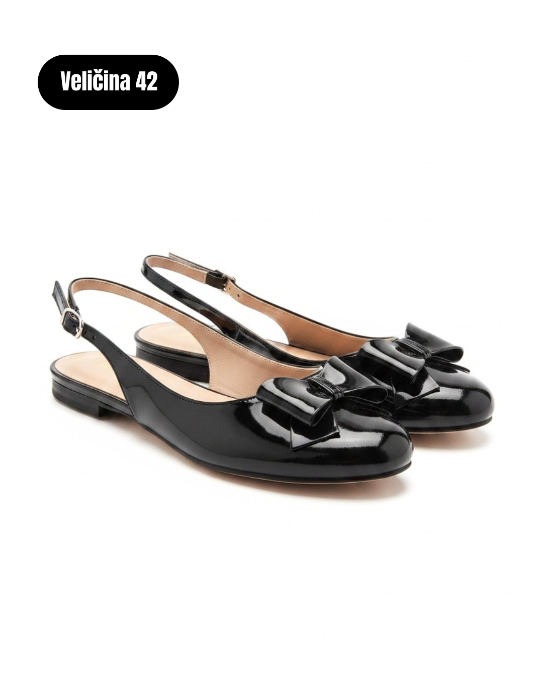 BNS black semi sandals flat