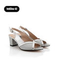 BNS silver semi sandals