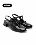BNS black semi sandals