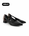 BNS black semi sandals