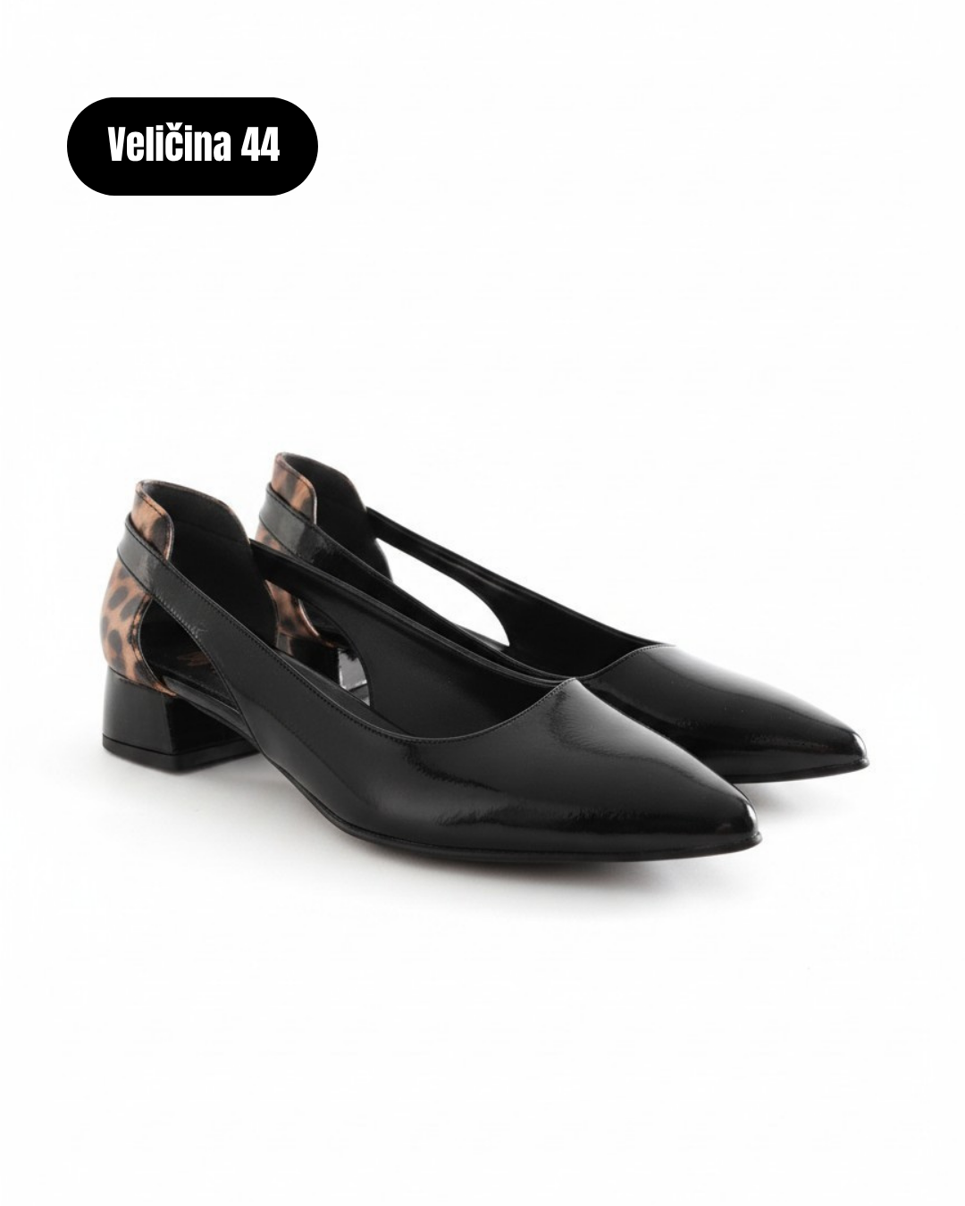 BNS black semi sandals