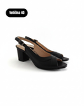 BNS black semi sandals