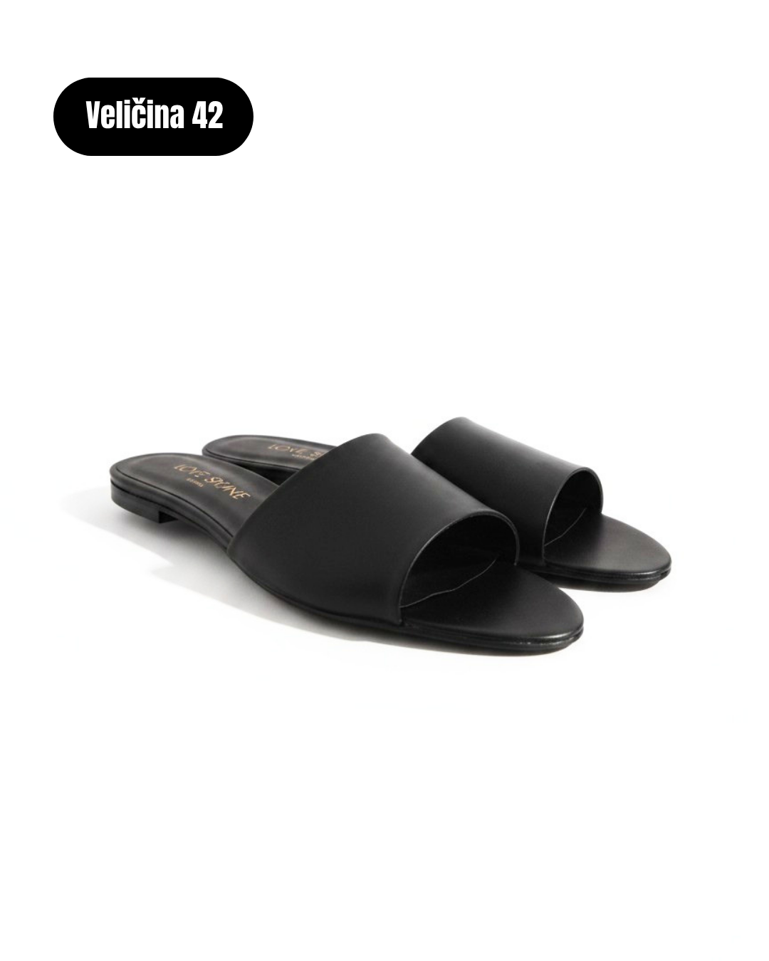 Love Shine black flats